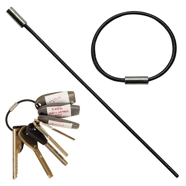 Nylon Coated Cable Key Rings – Harcor Security Seals