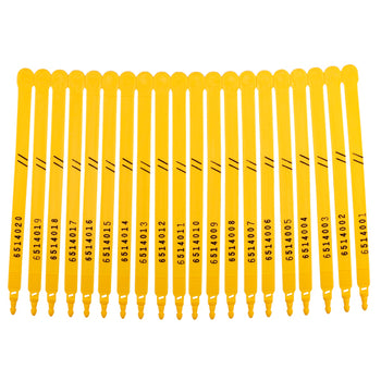 Truck Seal - Numbered - Yellow (1000 Unit Carton)