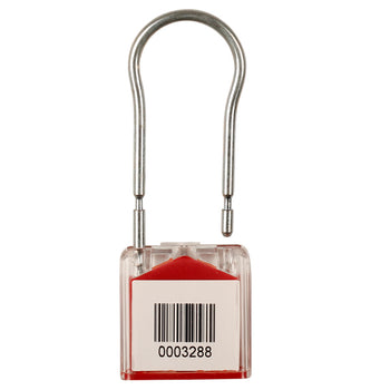 Key Seal Red - Stock Numbered / Solid Hasp Version (10 Pack)