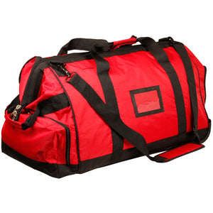 Large Fire Fighter Kit Bag with Wheels - Red