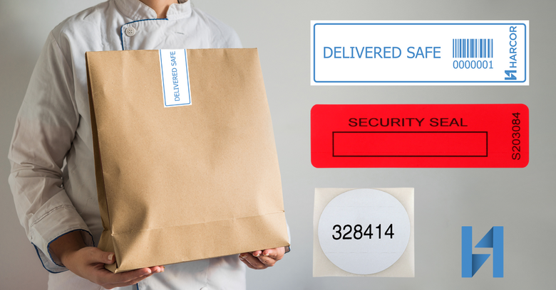 Security labels ensuring safe food delivery