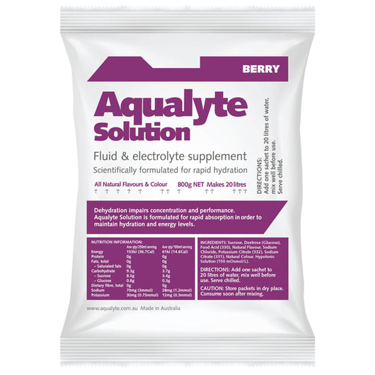Aqualyte Electrolyte Sachets 800g | Box of 10