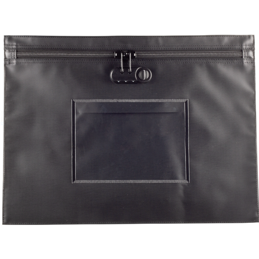 Combination‑lock Mail Bag - Black