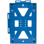 Custom Crate Dollies - Blue - Top Down View 