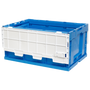 Custom Crates for Warehouse Automation - with lid - left angle