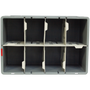 Custom Crate with Dividers - Top View