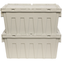 Custom Security Sealing Crate - Grey Crates - Stacked
