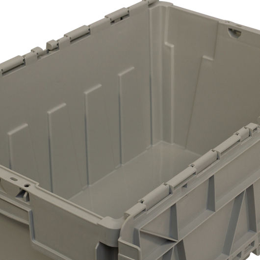 Custom Security Sealing Crate - Grey - Inside View