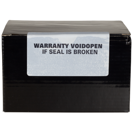 Custom UV Hidden Message Voiding Security Labels