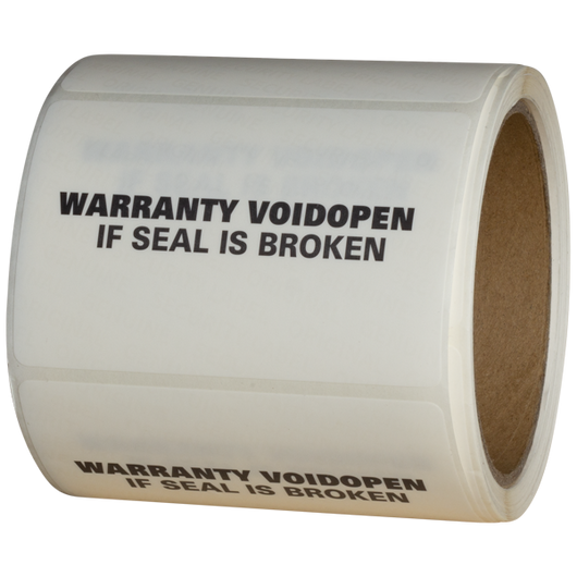 Custom UV Hidden Message Voiding Security Labels