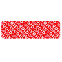 HR (Removable Adhesive Residue) | Red | Pre-printed | Serial Numbered (1000 label roll)