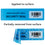 ProductVariantDrop HNR (Non Residue) Security Label Blue / Pre-printed - Serial Numbered / 1000 Label Roll