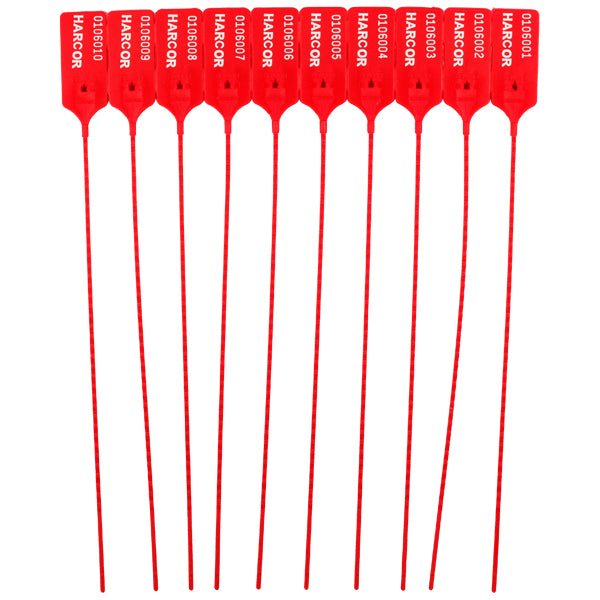 Pull Grip 3 Red | Harcor - Numbered (1000 Unit Carton)