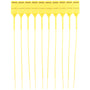 Plastic Pulltight V2 - Yellow / Numbered (1000 Unit Carton)