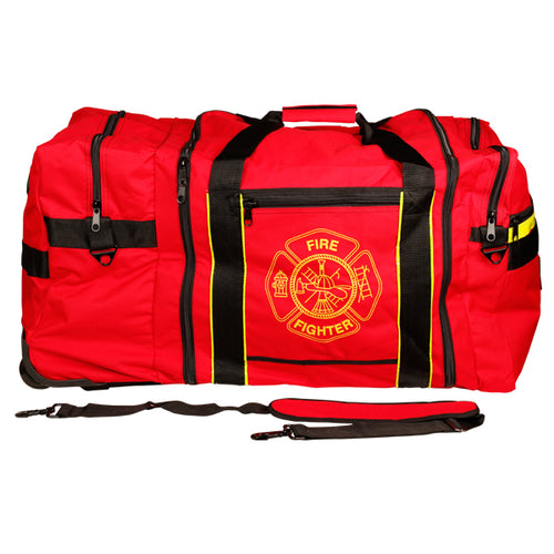 Fire Fighter Gear Bag with Wheels