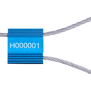 Eco Cable Seal - Serial Numbered - Blue (25 Pack)