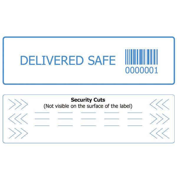 Custom Security Label For Food Delivery – Harcor Security Seals