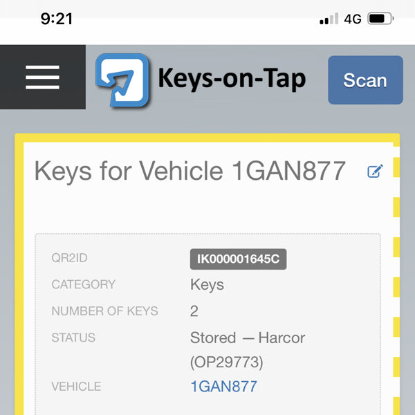 Keys-on-Tap |  Automotive Key Management